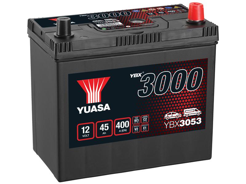 Yuasa YBX3053 12V 45Ah 400A SMF Battery Image 1