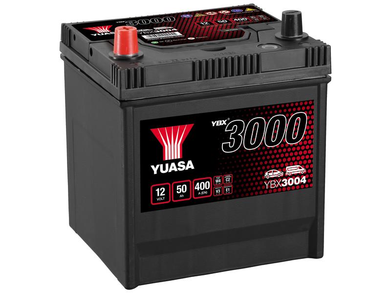 Yuasa YBX3004 12V 50Ah 400A SMF Battery Image 1