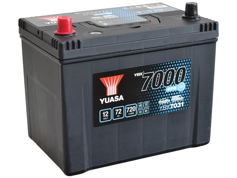 Yuasa YBX7031 12V 72Ah 720A Batterie EFB Start Stop Image 1