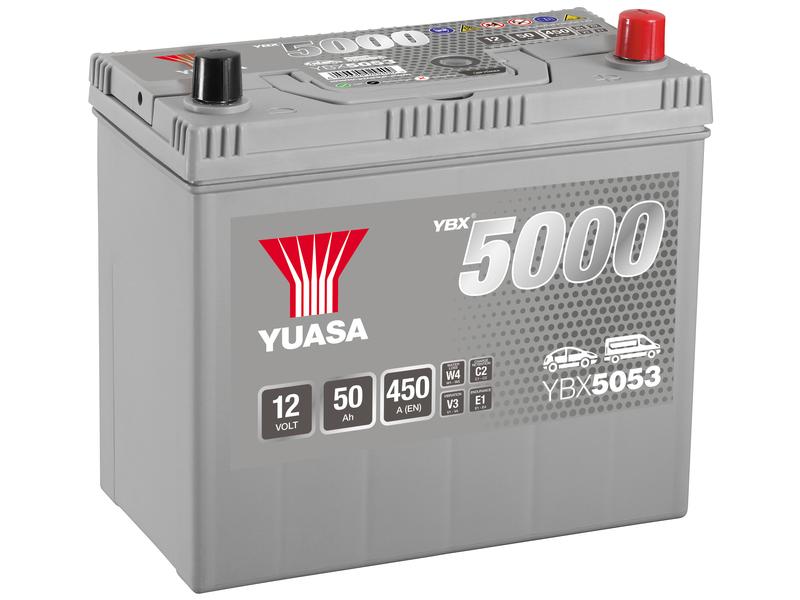 Yuasa YBX5053 12V 50Ah 450A Batterie High Performance SMF Image 1