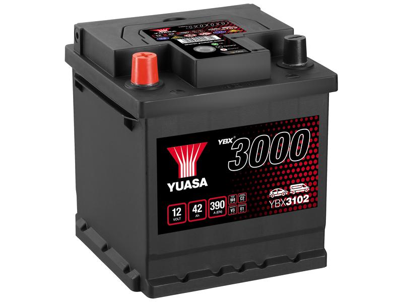 Yuasa YBX3102 12V 42Ah 390A Batterie SMF Image 1