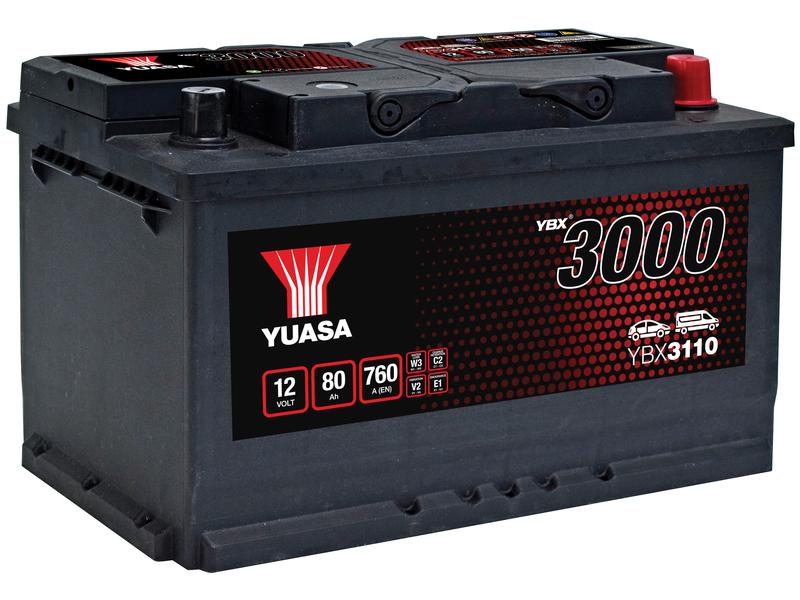 Yuasa YBX3110 12V 80Ah 720A Batterie SMF Image 1