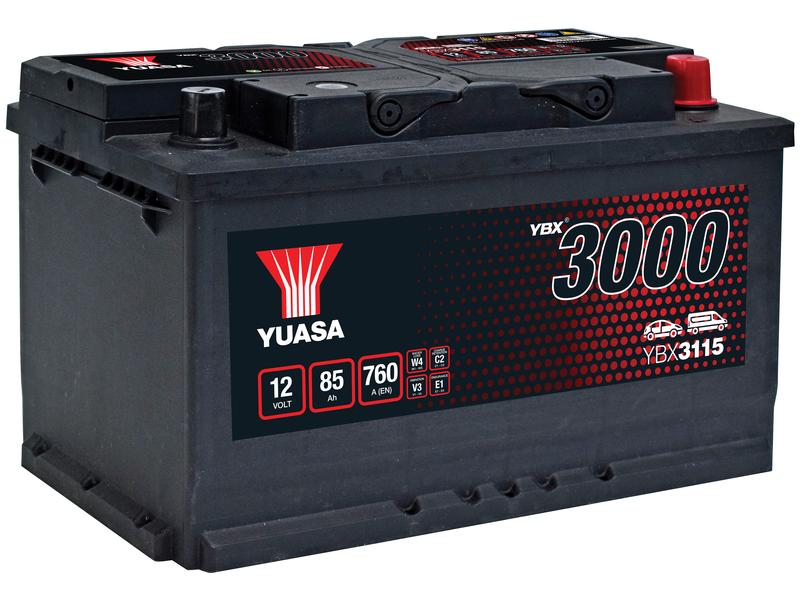 Yuasa YBX3115 12V 85Ah 760A SMF Batteria Immagine 1