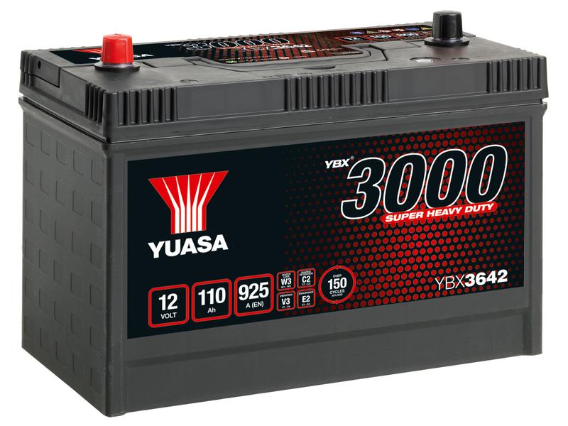 Yuasa YBX3642 12V 110Ah 925A Super Heavy Duty Batteria Immagine 1