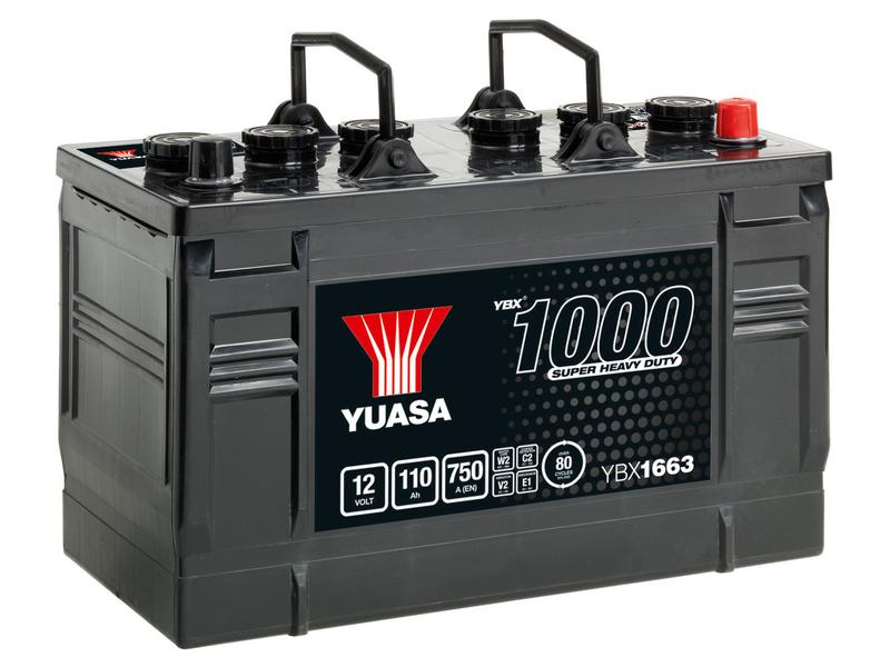 Yuasa YBX1663 12V 110Ah 750A Batterie Ultra-Résistante Image 1