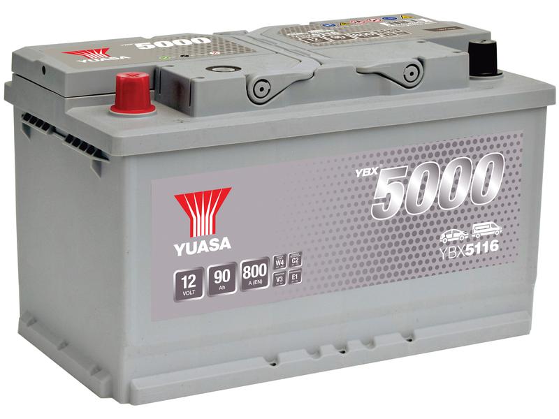 Yuasa YBX5116 12V 90Ah 800A High Performance SMF Batería Imagen 1