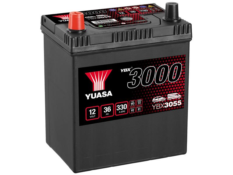 Yuasa YBX3055 12V 36Ah 330A SMF Batería Imagen 1