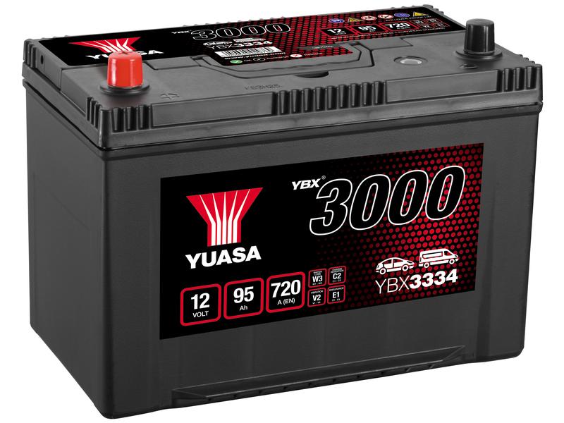 Yuasa YBX3334 12V 95Ah 720A SMF Batería Imagen 1
