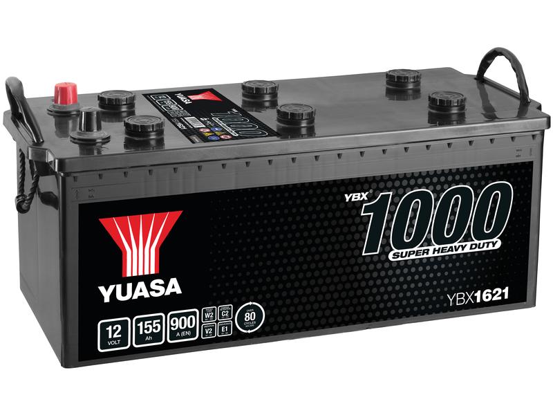 Yuasa YBX1621 12V 155Ah 900A Super Heavy Duty Batería Imagen 1