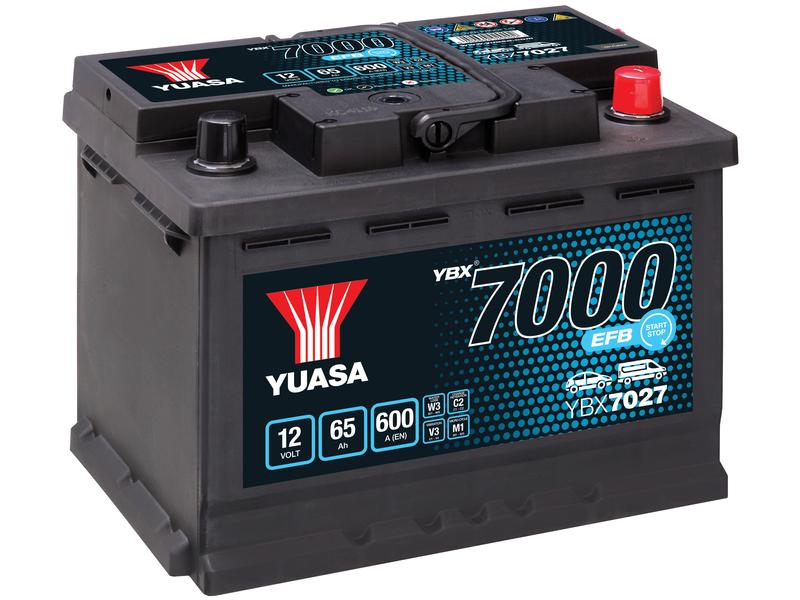Yuasa YBX7027 12V 65Ah 600A EFB Start Stop Batterie Bild 1