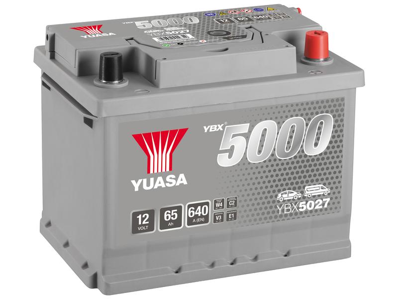 Yuasa YBX5027 12V 65Ah 640A High Performance SMF Batterie Bild 1