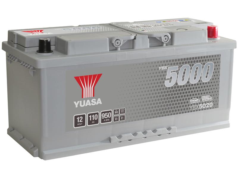 Yuasa YBX5020 12V 110Ah 950A High Performance SMF Batterie Bild 1