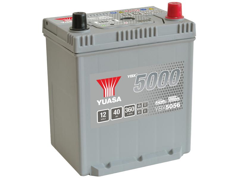 Yuasa YBX5056 12V 40Ah 360A High Performance SMF Batterie Bild 1