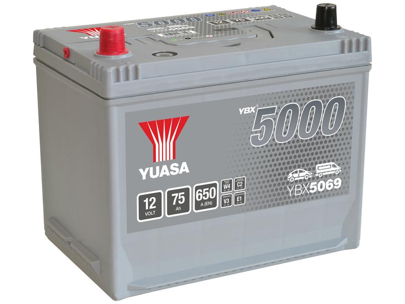 Yuasa YBX5069 12V 75Ah 650A High Performance SMF Batterie Bild 1