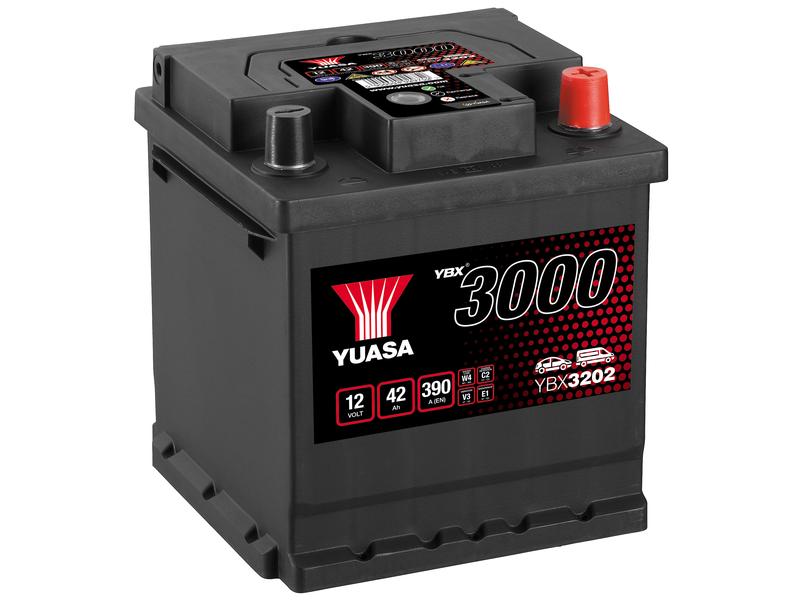 Yuasa YBX3202 12V 42Ah 390A SMF Batterie Bild 1