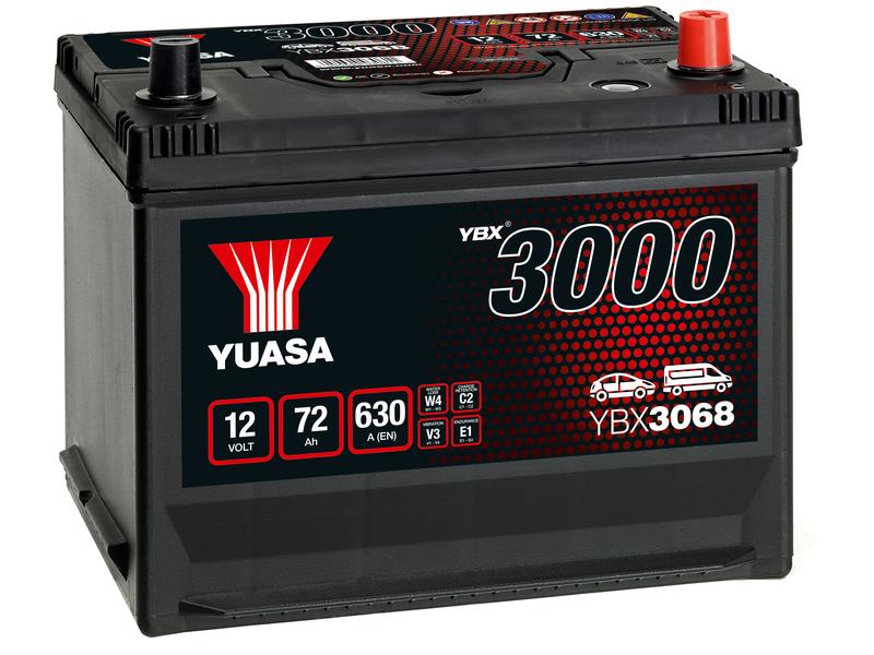 Yuasa YBX3068 12V 72Ah 600A SMF Batterie Bild 1