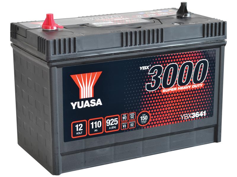 Yuasa YBX3641 12V 110Ah 925A Super Heavy Duty Batterie Bild 1