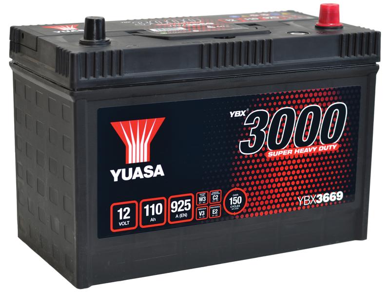 Yuasa YBX3669 12V 110Ah 925A Super Heavy Duty Batterie Bild 1