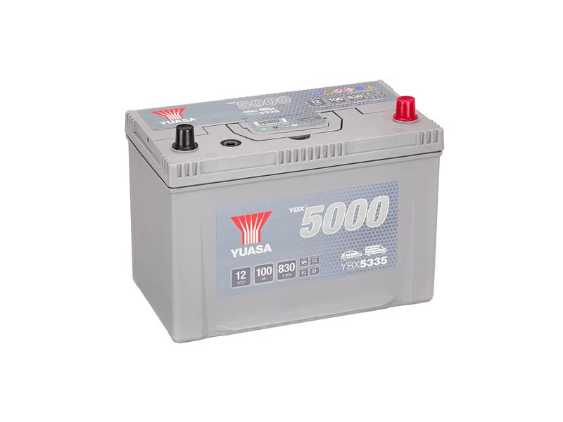 Yuasa YBX5335 12V 100Ah 830A High Performance SMF Batería Imagen 1