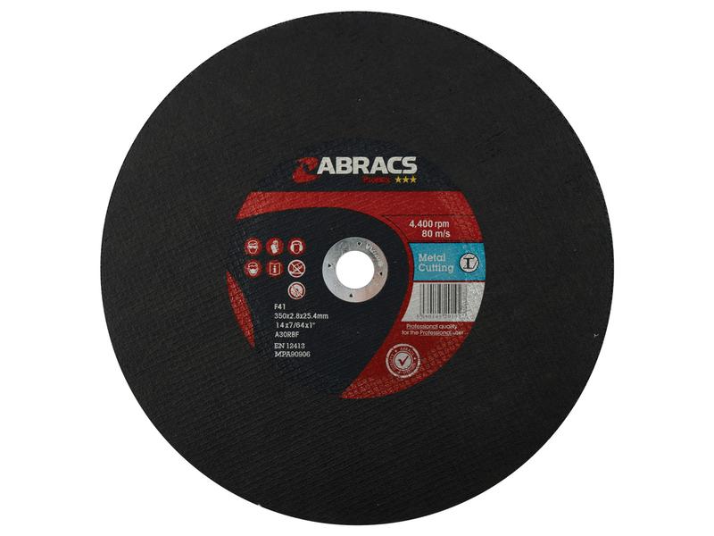 Flat Metal Cutting Disc Ø350 x 2.8 x 25.4mm A30RBF