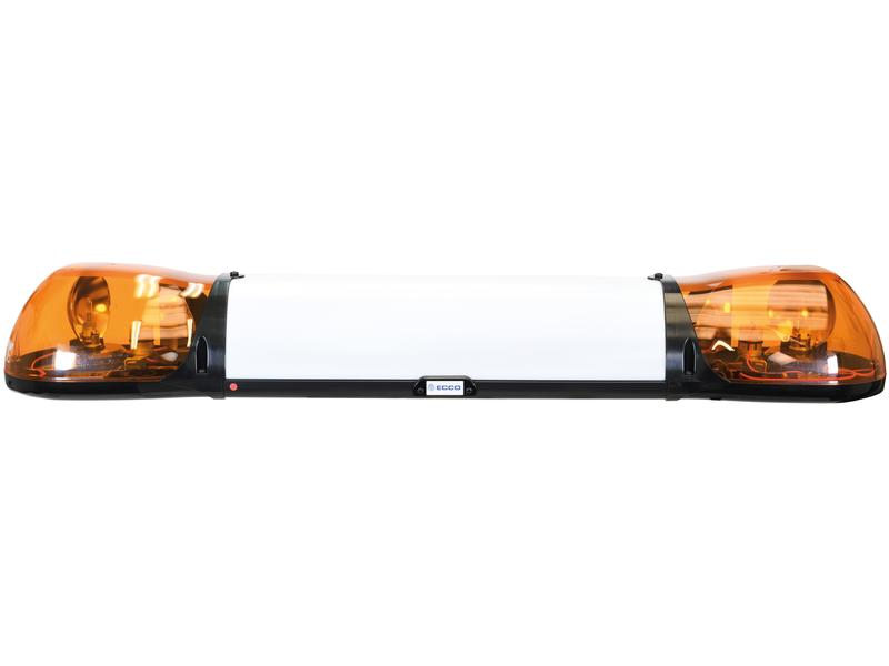 Barre flash - Halogène - 4 vis, Longueur totale: 1000mm, 12V.