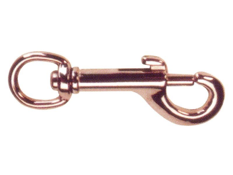 Snap Hook with Swivel End, &Oslash;12.5mm (1/2\\'\\') Length: 75mm (3\\'\\') - S.21575