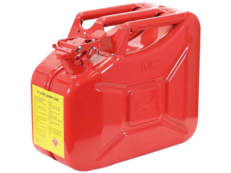 Metal Jerry Can - Red 10 ltr(s) (Petrol)