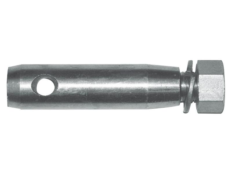 Lower link implement pin 28x131mm, Thread size 3/4x23mm Cat. 2