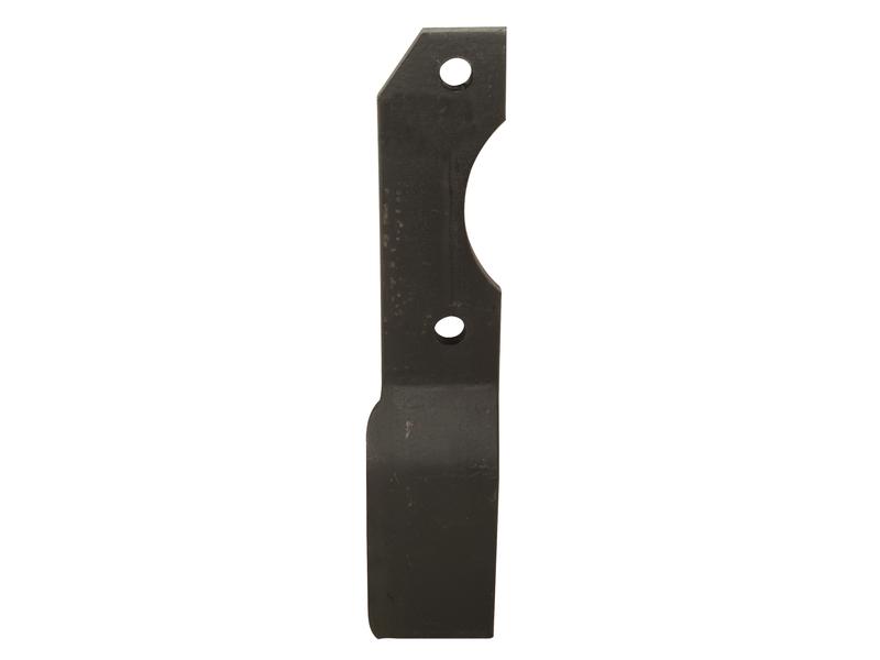 Rotavator Blade Twisted LH 60x10mm Height:  Hole centres: 130mm. Hole Ø: 15mm. Replacement for Alpego