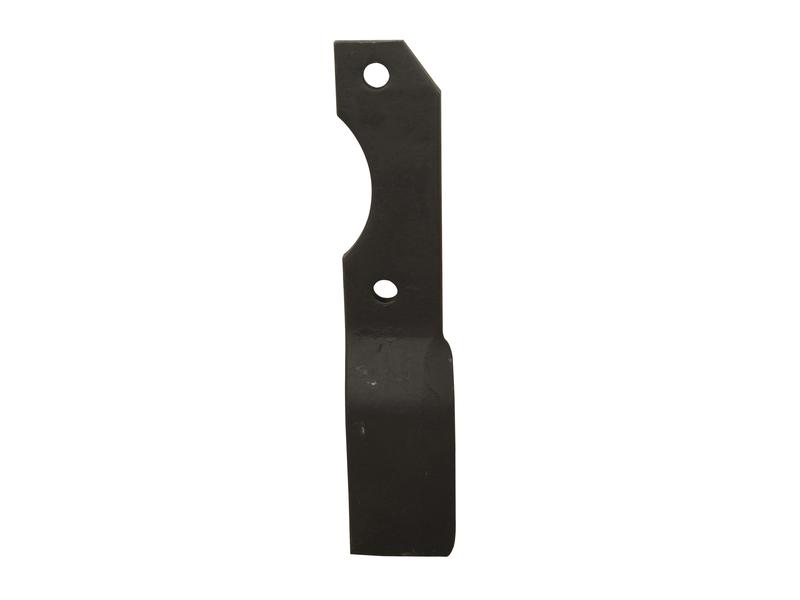 Rotavator Blade Twisted RH 60x10mm Height:  Hole centres: 130mm. Hole Ø: 15mm. Replacement for Alpego
