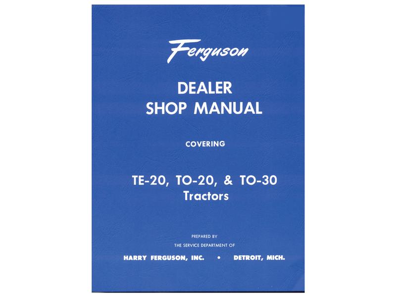Service Manual - Massey Ferguson TE20,TO20,TO30
