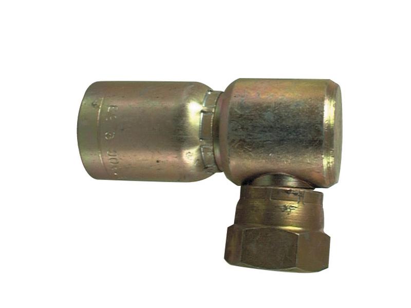 Hydraulic 1-Piece Swage Coupling Gates compatible 1/2\\'\\' Insert x 7/8\\'\\'JIC90compact female - S.2271408