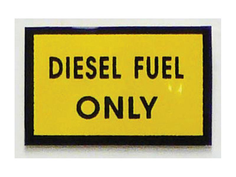Decal - Diesel Fuel Only