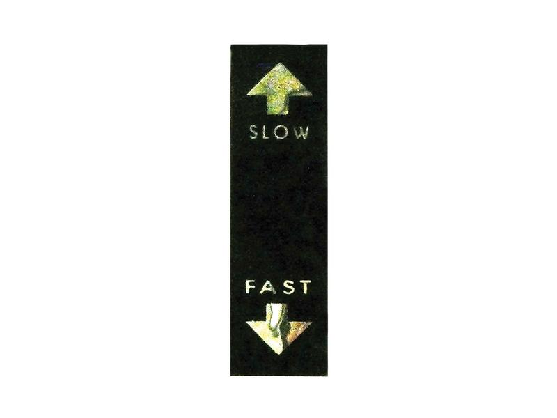 Decal - Fast/Slow