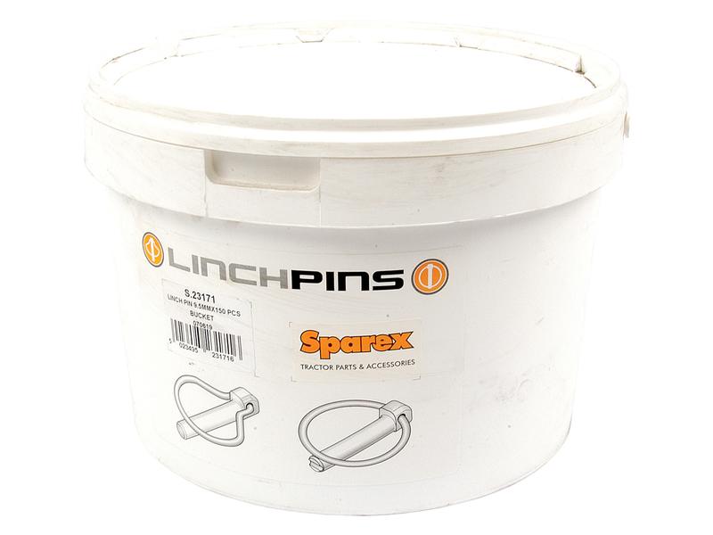 Round Linch Pin, Pin Ø9.5mm x 44.5mm (150 pcs. Small Bucket)