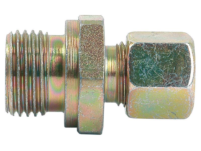 Hydraulic Metal Pipe Male Stud Coupling G.E.V. 12SR3/8