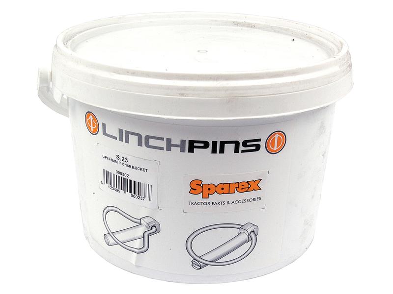 Pear Linch Pin, Pin Ø6mm x 44.5mm (150 pcs. Small Bucket)