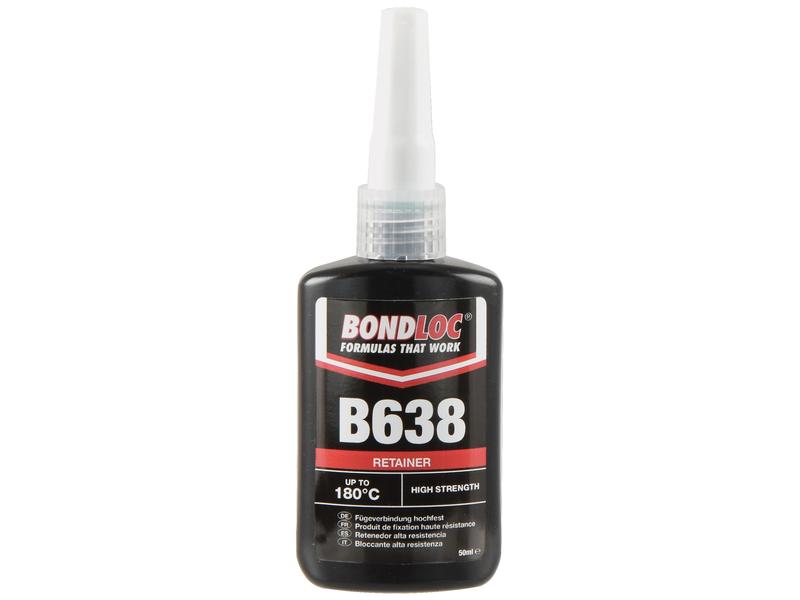 BondLoc B638 - Bondloc repsats på motordeler, tåler høy styrke - 50ml