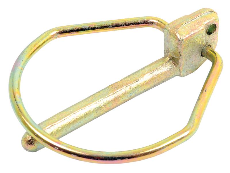 Ringpinne med pæreformet fjærlås, Pinne Ø8mm x 62mm