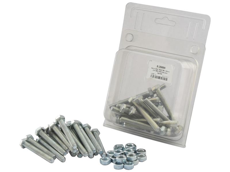 Agripak 20 stk. Bolt, M8x60mm Billede 1