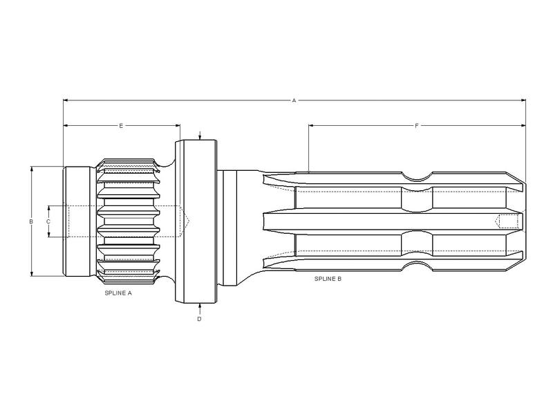 PTO Output Shaft