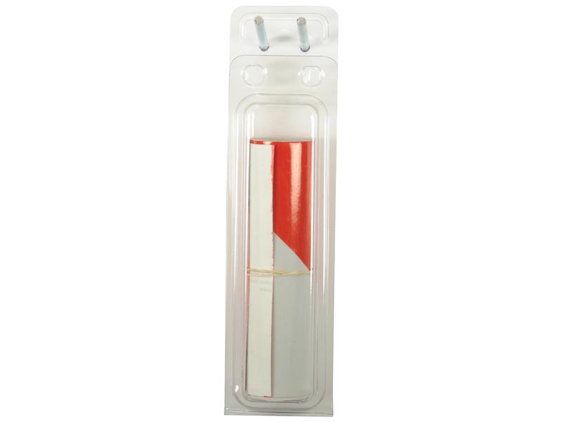 Red and White Reflector Tape, (Agripak 2 pcs.)