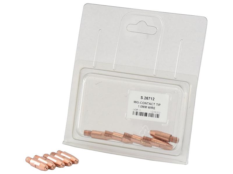 MIG Contact Tip 1.0mm wire (Agripak 5 Stk.)