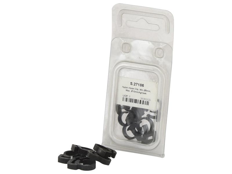 Agripak 5 pcs. Nylon Clip, Min Ø8mm, Max. Ø10mm Image 1