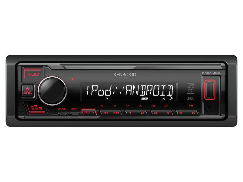 Autoradio - Mechless | Short Body | Android | iPod-iPhone | USB | Receiver (KMM205)