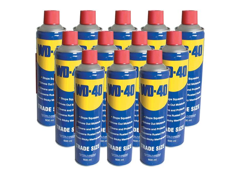 WD-40 Spray (600ml) - Eske med 12