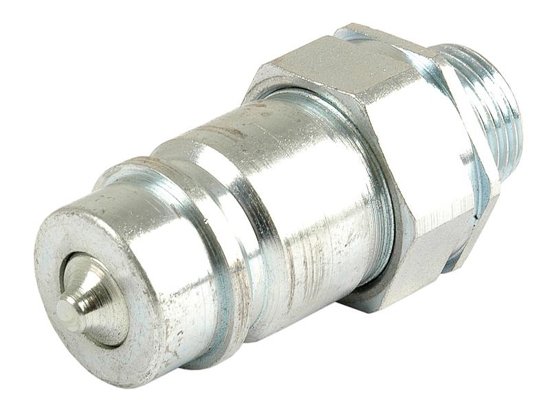 Sparex Quick Release Hydraulic Coupling Male 1/2\'\' Body x M22 x 1.50 Metric Male Thread