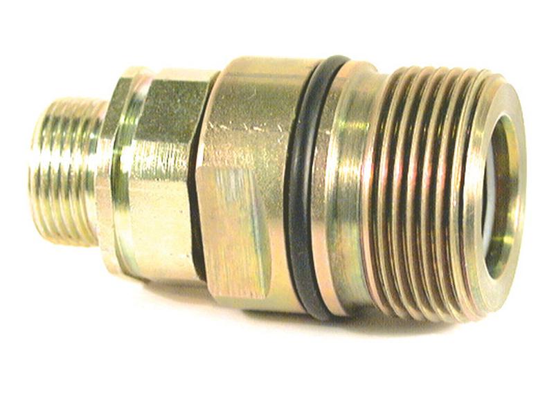 Hydraulic Quick Release Coupling 1/2\'\' Male with lock thread with 1/2\'\'BSP male thread