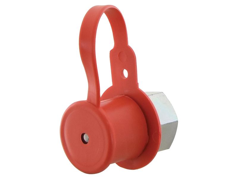 Stauff Dust Cap Red PVC Fits 1/2\'\' Male Coupling