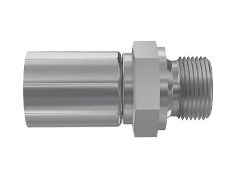 Parker BSP 60° Perskoppeling 3/4\'\' x 1\'\' - 11TPI Man Recht Afbeelding 1